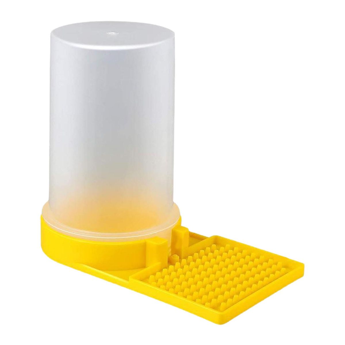 Bee Feeder Bottle Honey Entrance Beehive Drinking Bowl Yellow