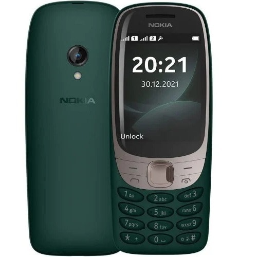 6310 (2021) - 2.8" - Dual Sim - Single VGA Camera - Wireless FM Radio - 1150mAh - Green