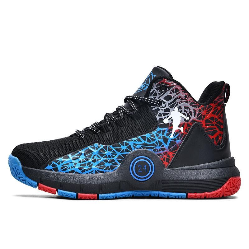 Boys Basketball Shoes Youth Sports Basketball Shoes Blue