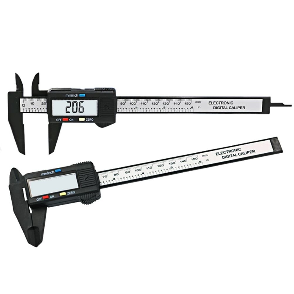 Electronic LCD Digital Display Plastic Vernier Caliper-