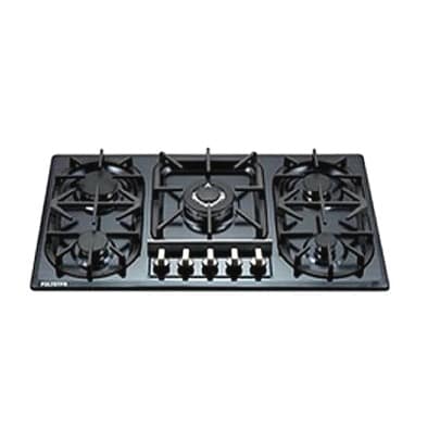 90cm 5 Gas Burner Built-in Gas Hob With Pan Support