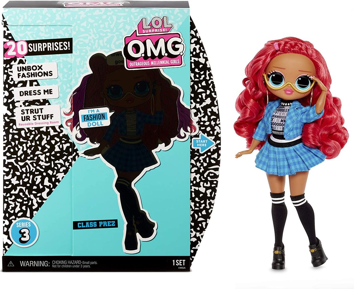 OMG Series 3 Class Prez Fashion Doll With 20 Surprises