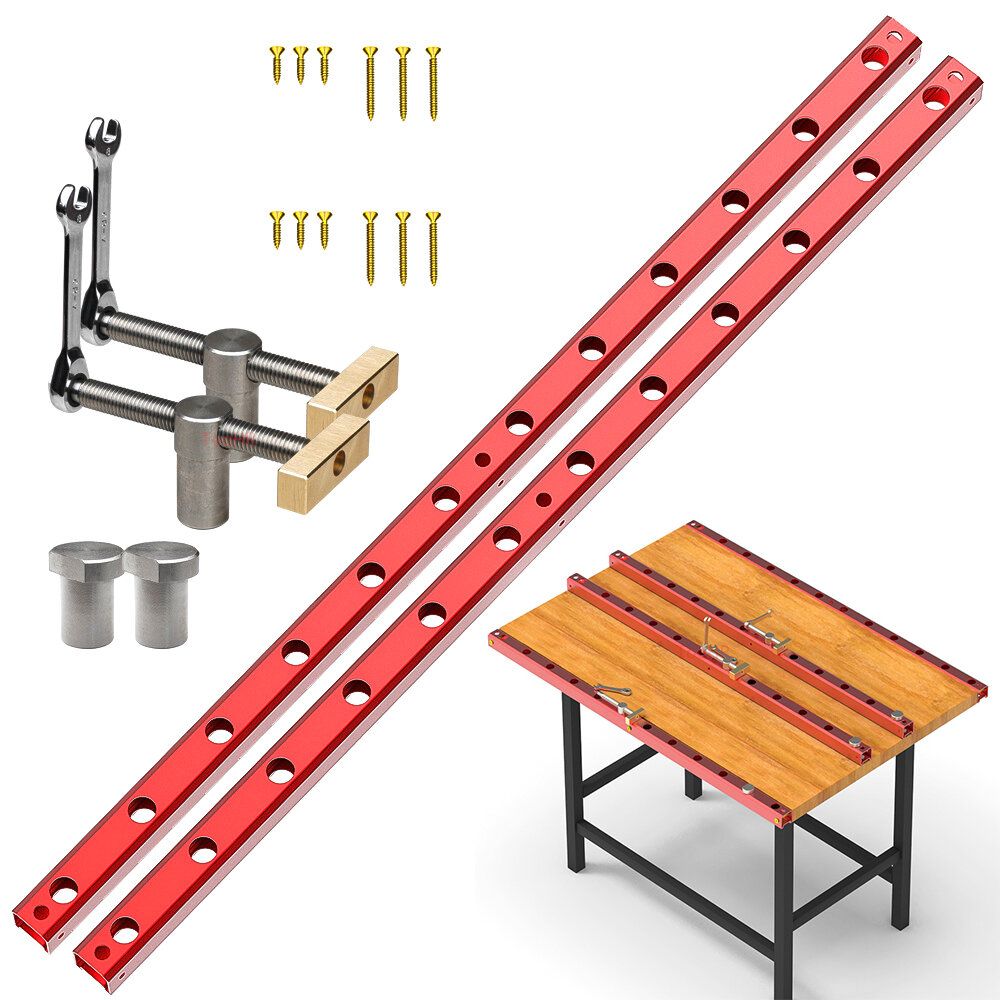 Woodworking Bench Dog Hole Aluminum Track Splicing Board
