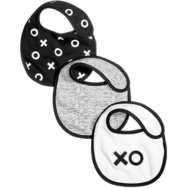 Baby Boys & Girls 3pk Xo Bibs
