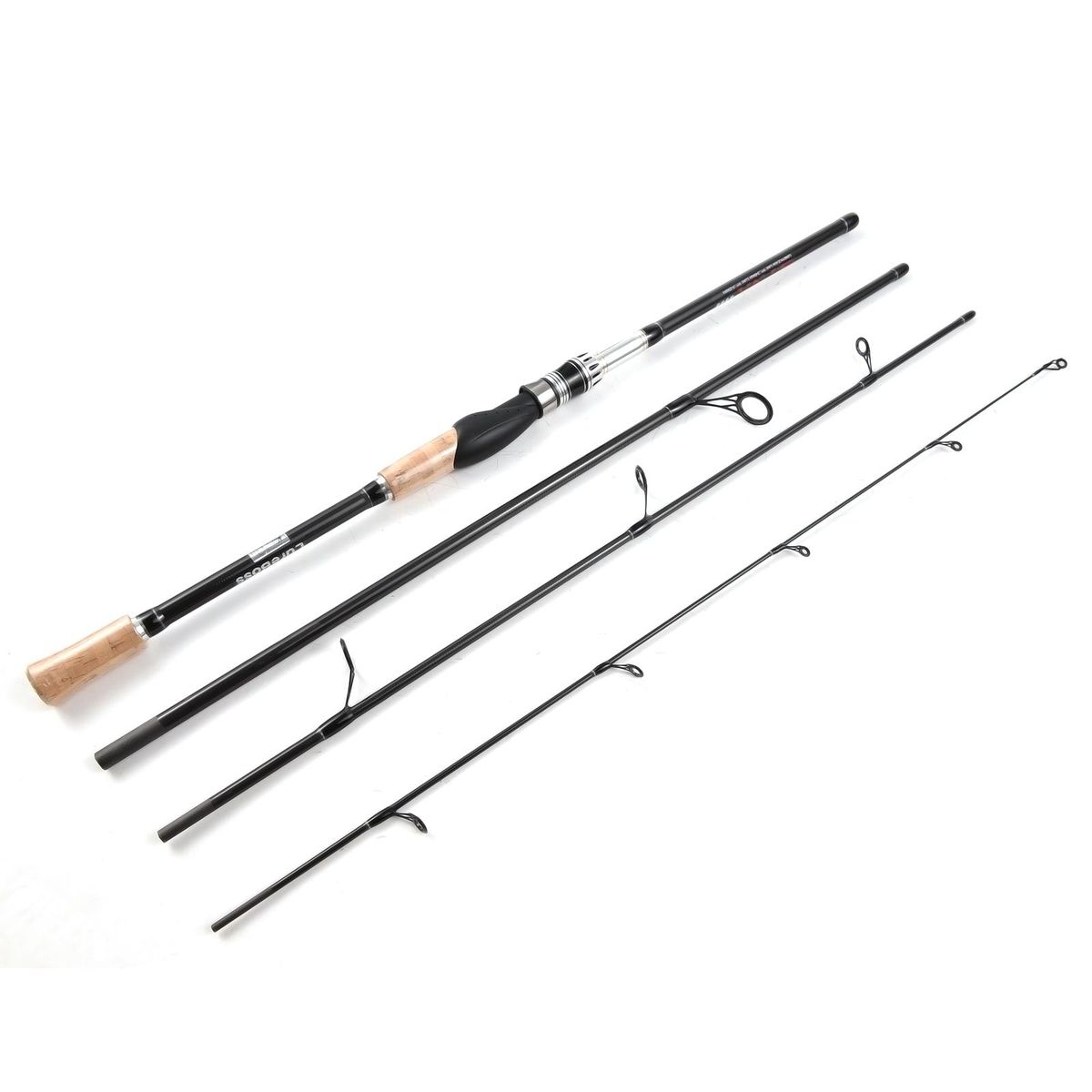 Fishing Rod for Freshwater and Saltwater Fishing 4-Section 2.1m / 2.4m Spinning Rod Casting Rod