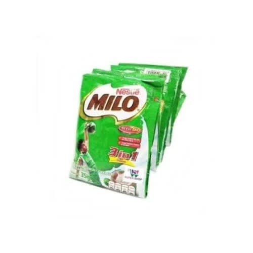 Nestle 3 In 1 Milo - 10 Sachets X 8 Rolls - 30g - 1 Carton