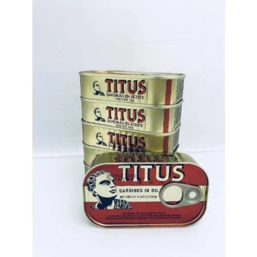 Titus Sardine - 125g X6 Pcs
