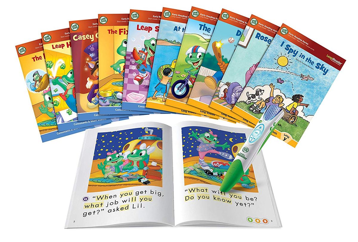 LeapReader Learn-to-Read With 10-Books And Reading System