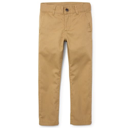 Boys Skinny Chinos Trouser - Carton Brown