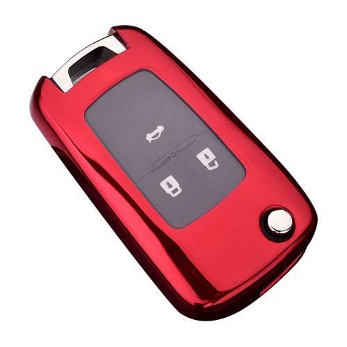 Soft TPU Car Remote Key Case Cover For Chevrolet Cruze Aveo