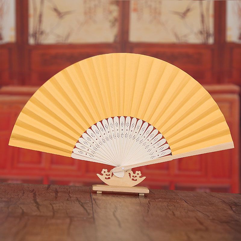 Gift Hand Shower Fans Wedding Folding Bamboo Favor Decoration Chinese Party DIY Ladies Paper Birthday Baby