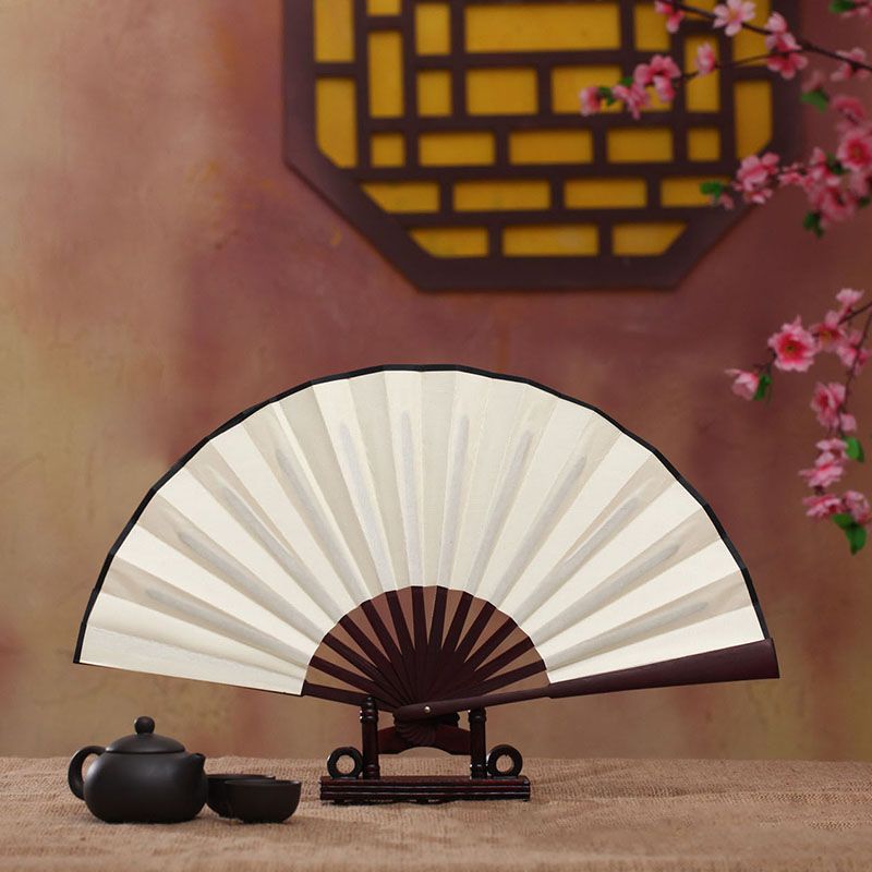 Bamboo Fu Fan Men/Women Chi Kung Decorations For Handheld Fan Tai Rave Dan Performance Folding For - Chinese Hand Japanese Large