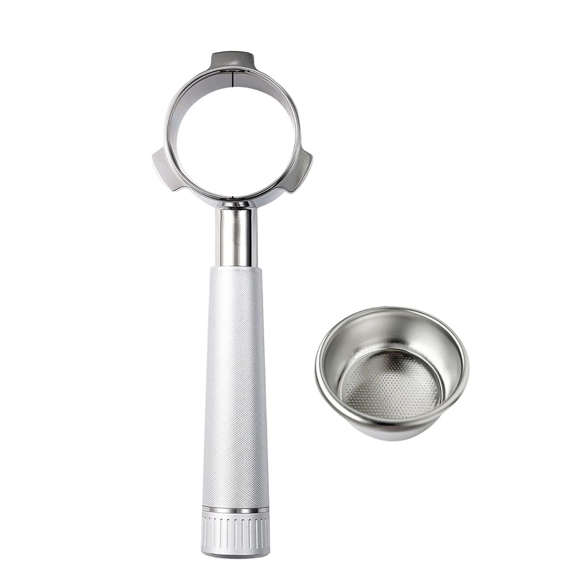 54mm 3 Ears Bottomless Portafilter With Alloy Handle