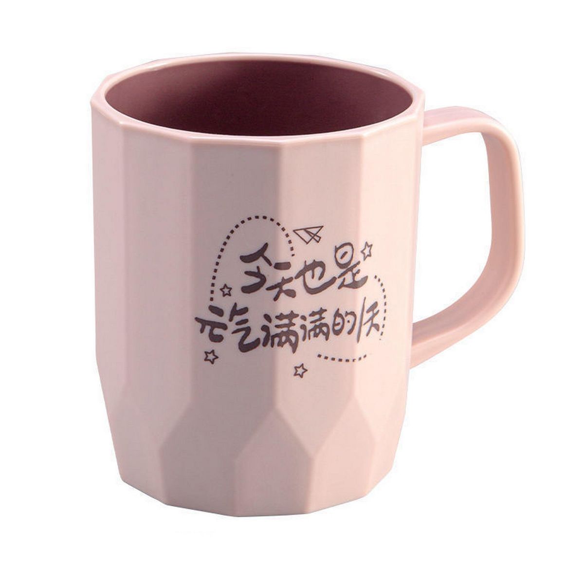 Toothbrush Cup Washing Room Kids Adults Toothbrush Mug Tool Dark Pink