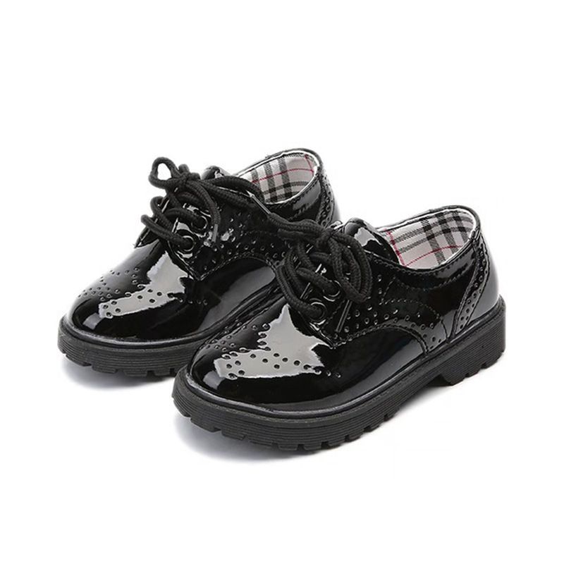 Kids Trendy Formal/School Shoe (Black)