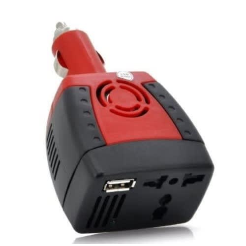 150 Watt Car Power Adapter Inverter - 12v Dc To 220v Ac + 5v Usb Port