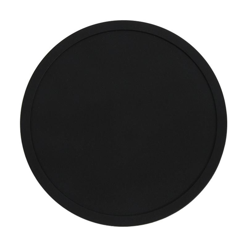 Heat Insulation Silicone Drink Cup Mat Washable Coasters (Bl