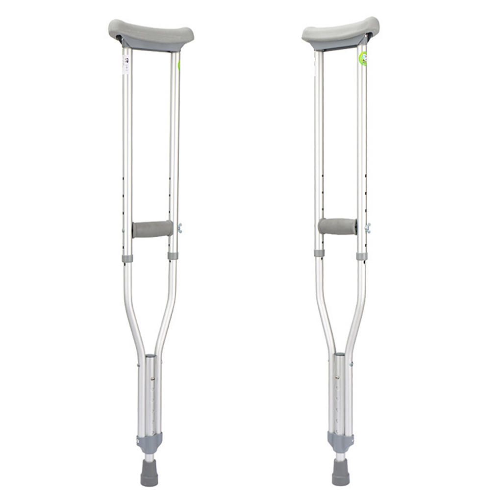 2 Set Rubber Crutch Accessory Kit Underarm Hand Grip Cover Tips Pad