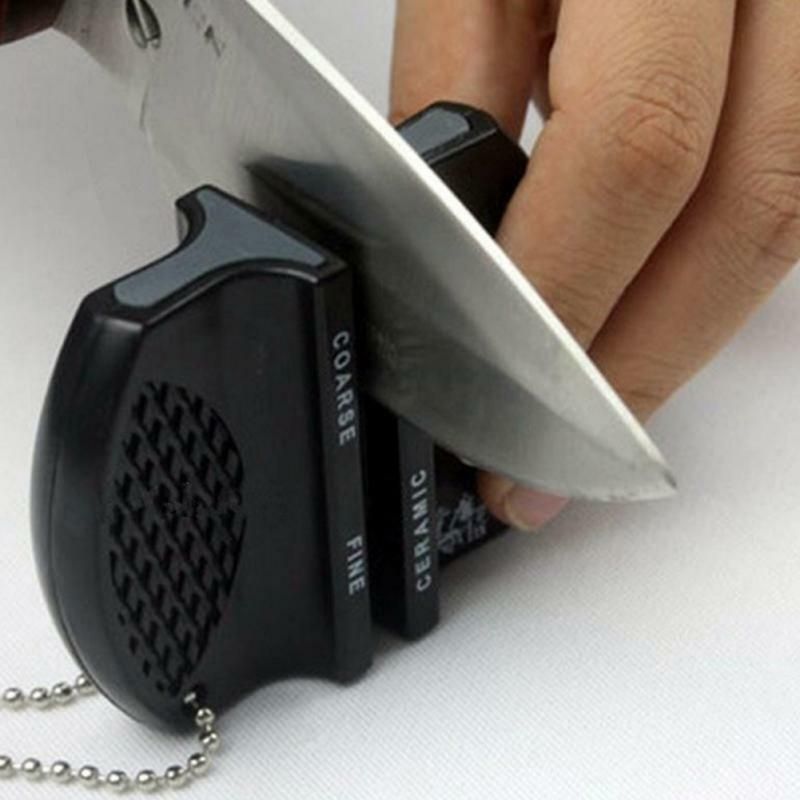 Pocket Size Kitchen Multipurpose Ceramic  Knife Sharpener