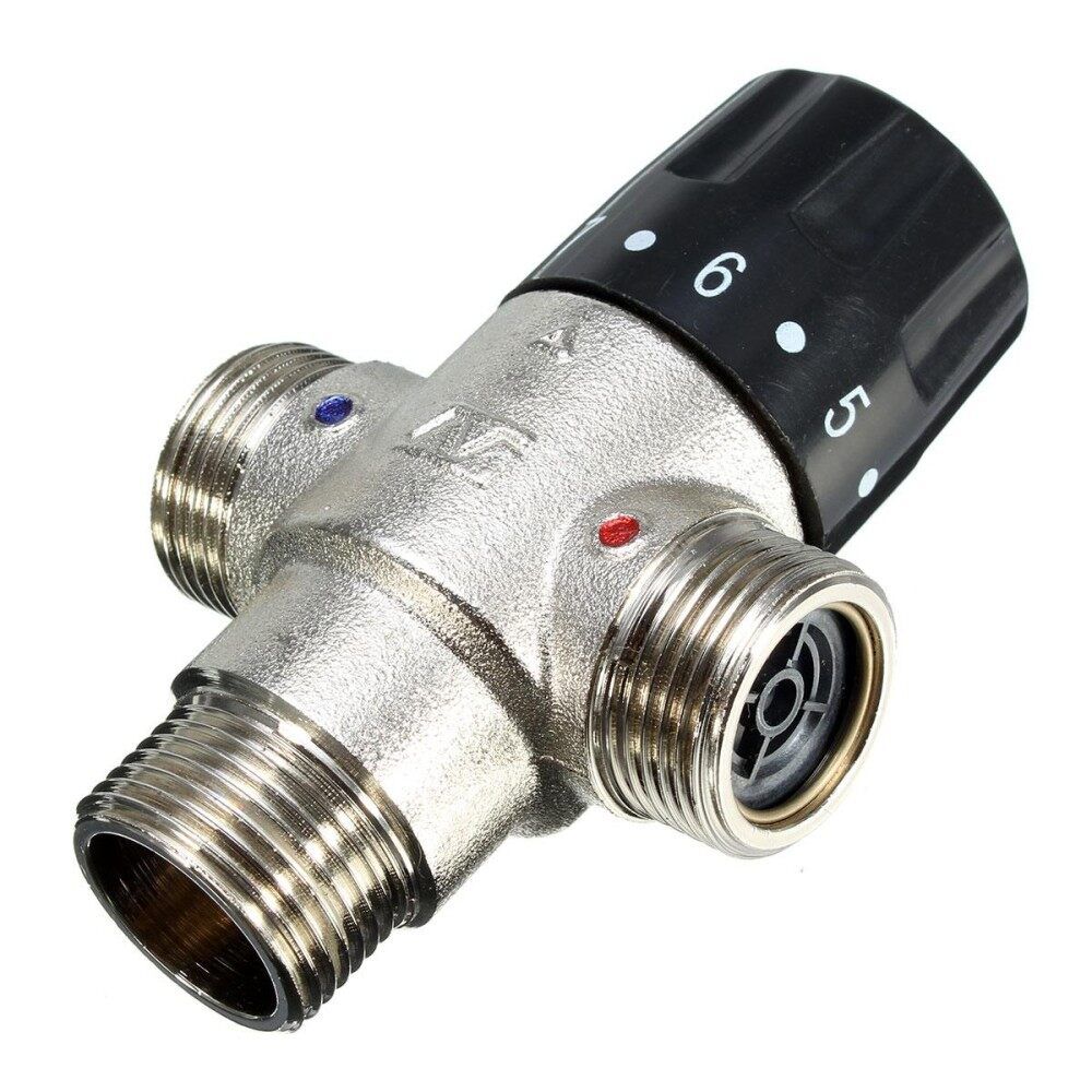 High Quality Brass 3/4Inch DN20-S Solar Heater Thermostatic Mixing Valve