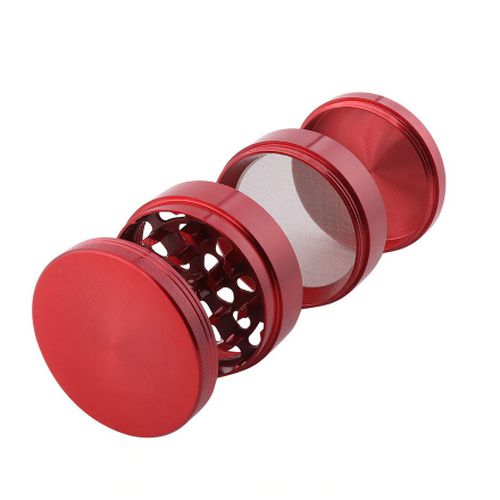 40mm 4parts Metal Tobacco Weed Grinder Crusher - Black