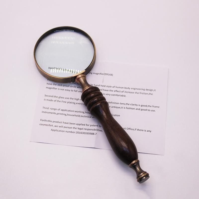 Jinghui factory direct explosion models handheld magnifying  for the elderly to read the newspaper optical instrument spot a generation