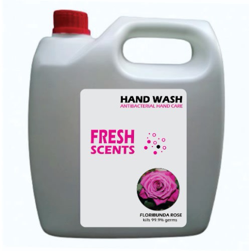 Liquid Hand Wash - Rose - 4 Litres