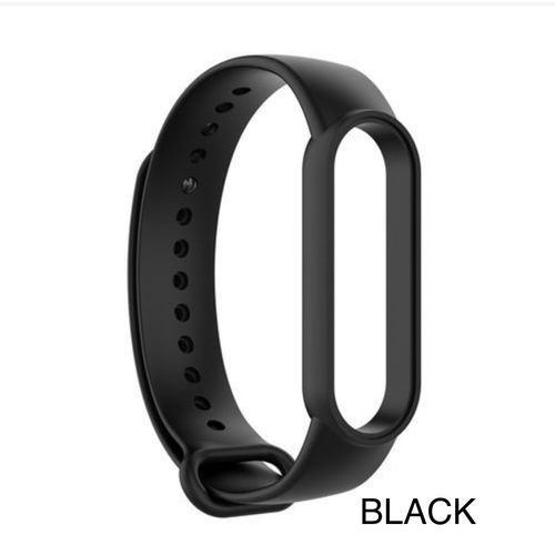 Replacement Strap For Xiaomi Mi Band 7, Silicone BLACK