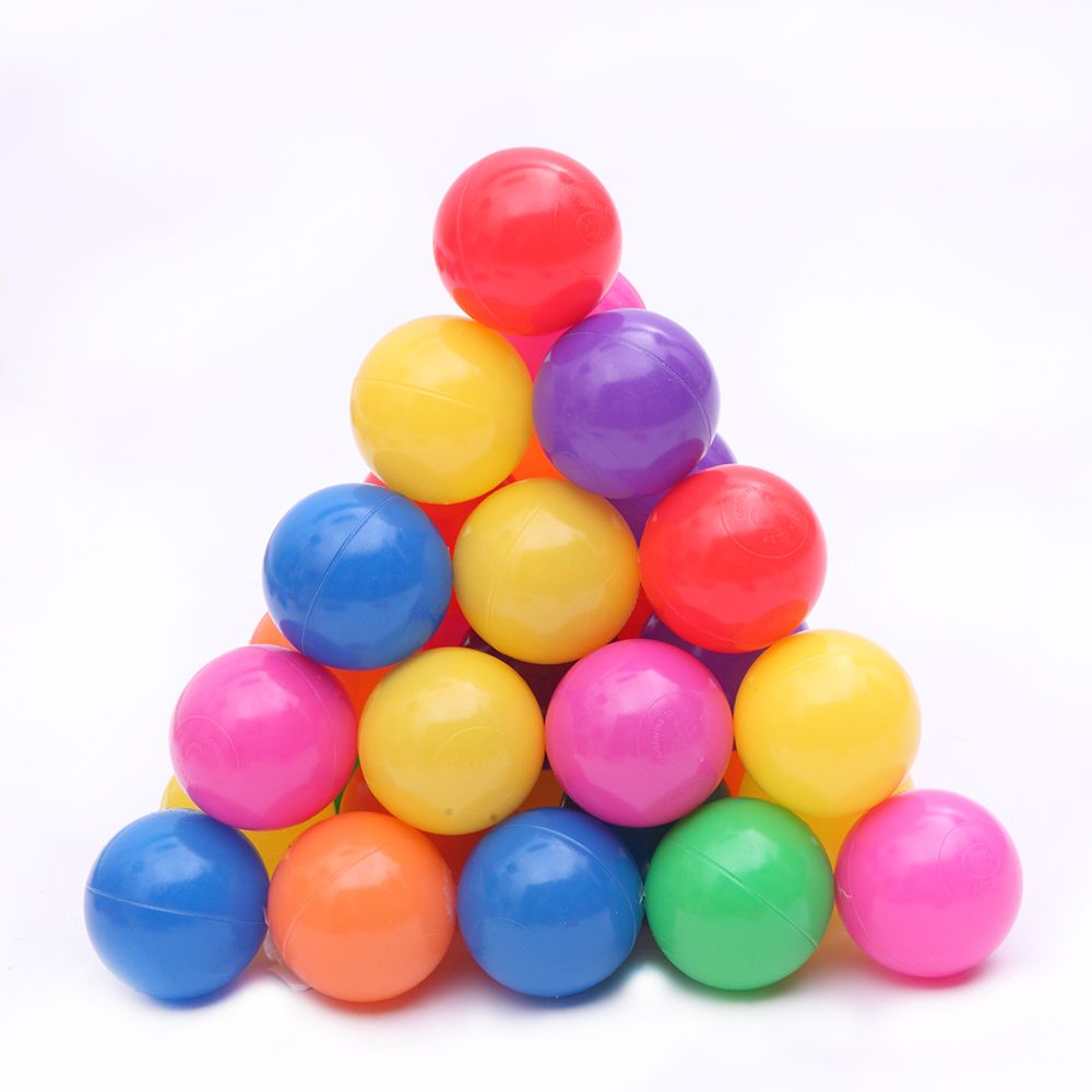 100pcs 7cm Fun Soft Plastic Ocean Ball Swim Pit Toys Baby Kids Toys Colorful