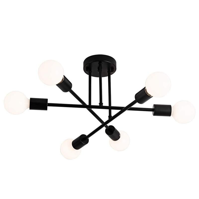 Nordic Minimalist LED Ceiling Light Bedrooms Living Rooms Black/Golden Lights