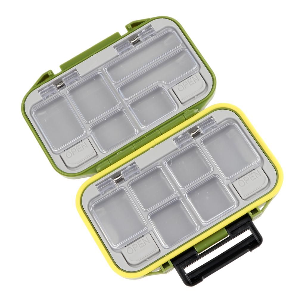 Plastic Waterproof   Bait Hook  Case Organizer  Green