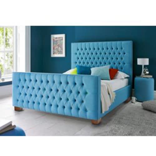 ZR Tales - Mumtaz Bedframe With Bedside - 6x67ft - Blue