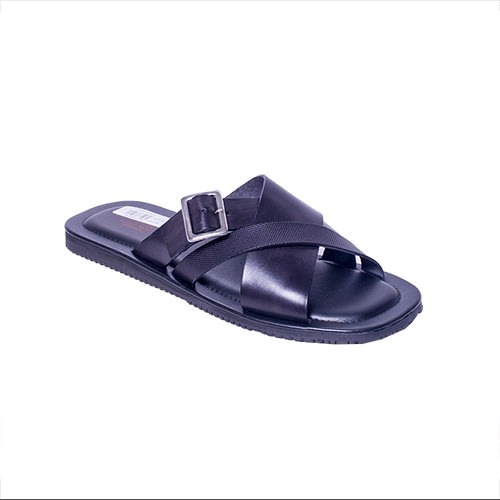 Tobylano Buckle Slippers - Black
