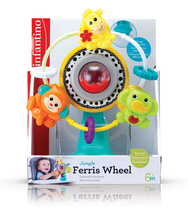 Ferris Wheel Suction Cup High Chair Toy 6m+