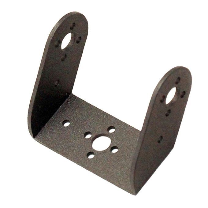 1pcs Black Oblique Metal U-Shaped Beam Bracket For  Arm Back