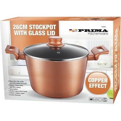 26cm Stockpot With Glass Lid