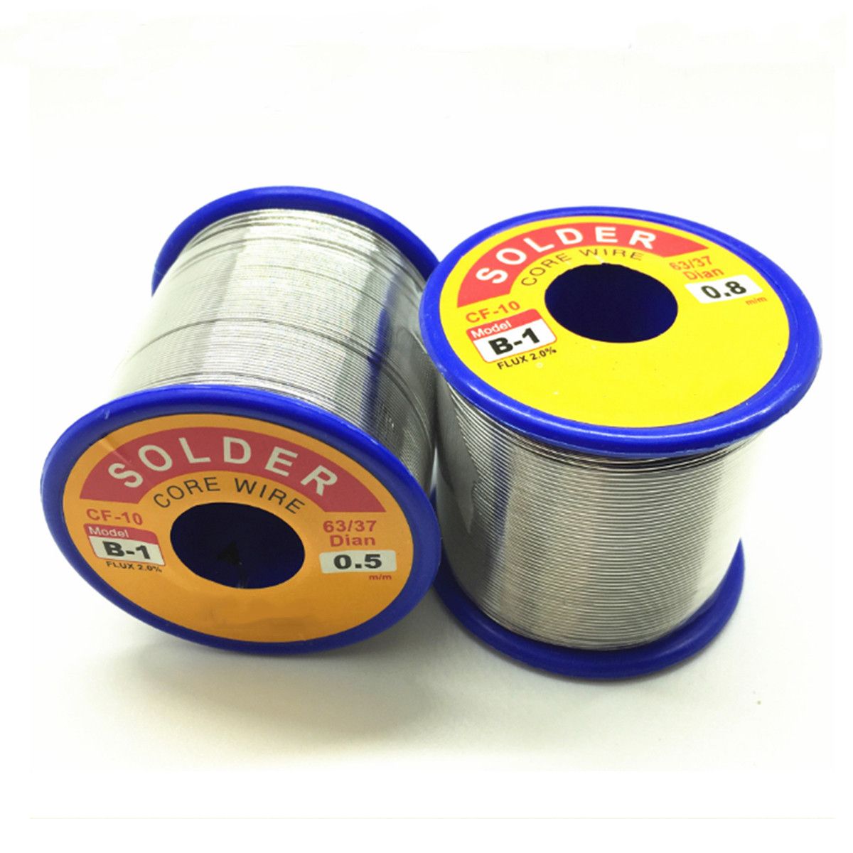 New 500g One Roll 63/37 Tin Lead Line Soldering 0.5/0.6/0.8/1.0/1.2/1.5/2.0mm Solder Core Wire Reel Soldering Tools