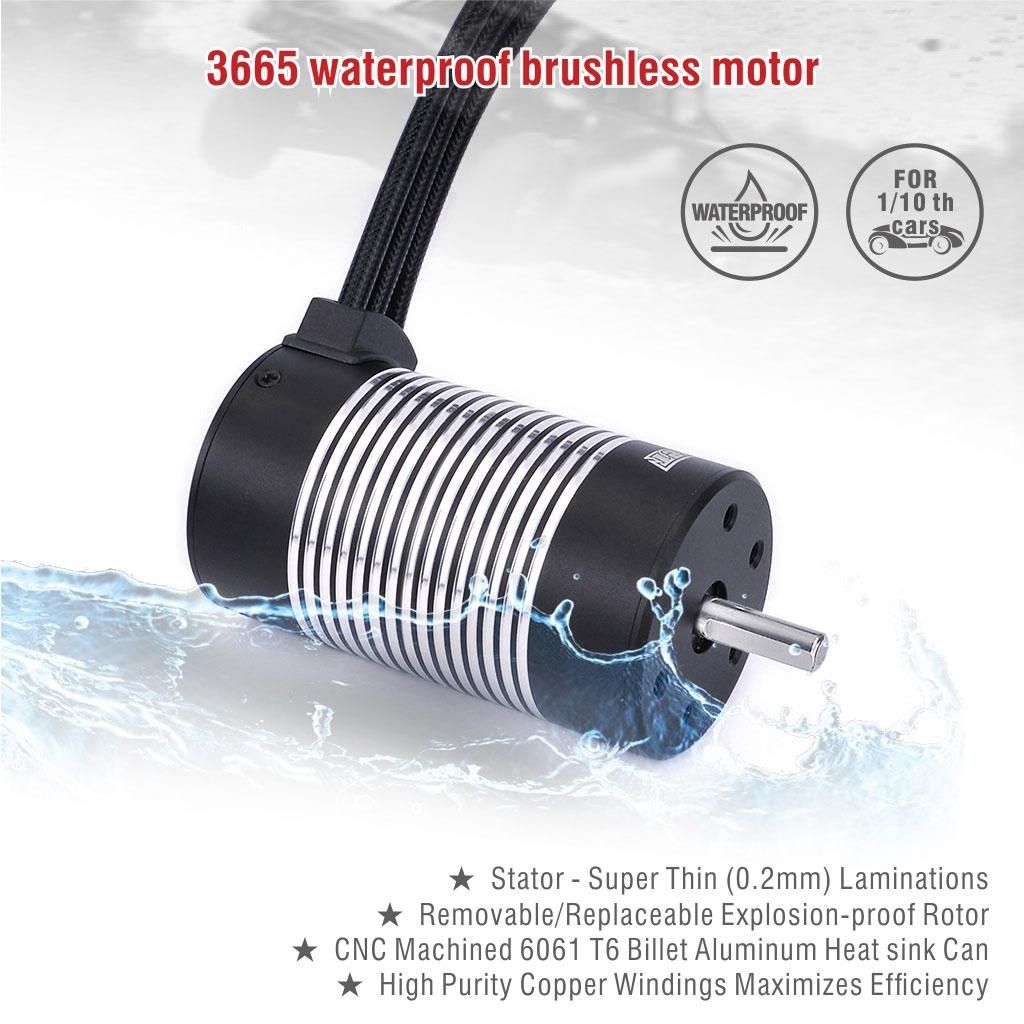 Rocket 3665 2600KV Waterproof Brushless Sensorless Motor