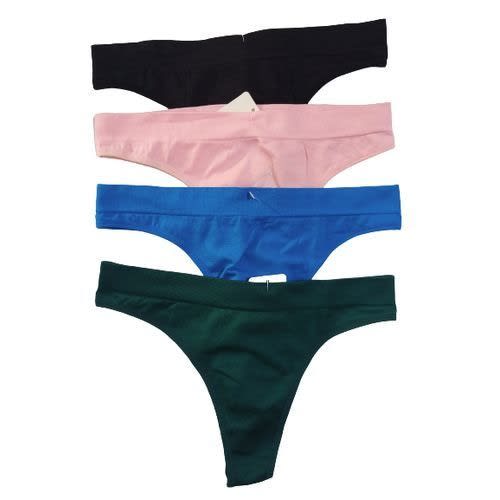 Set Of Cotton G-string Pants - 4pcs