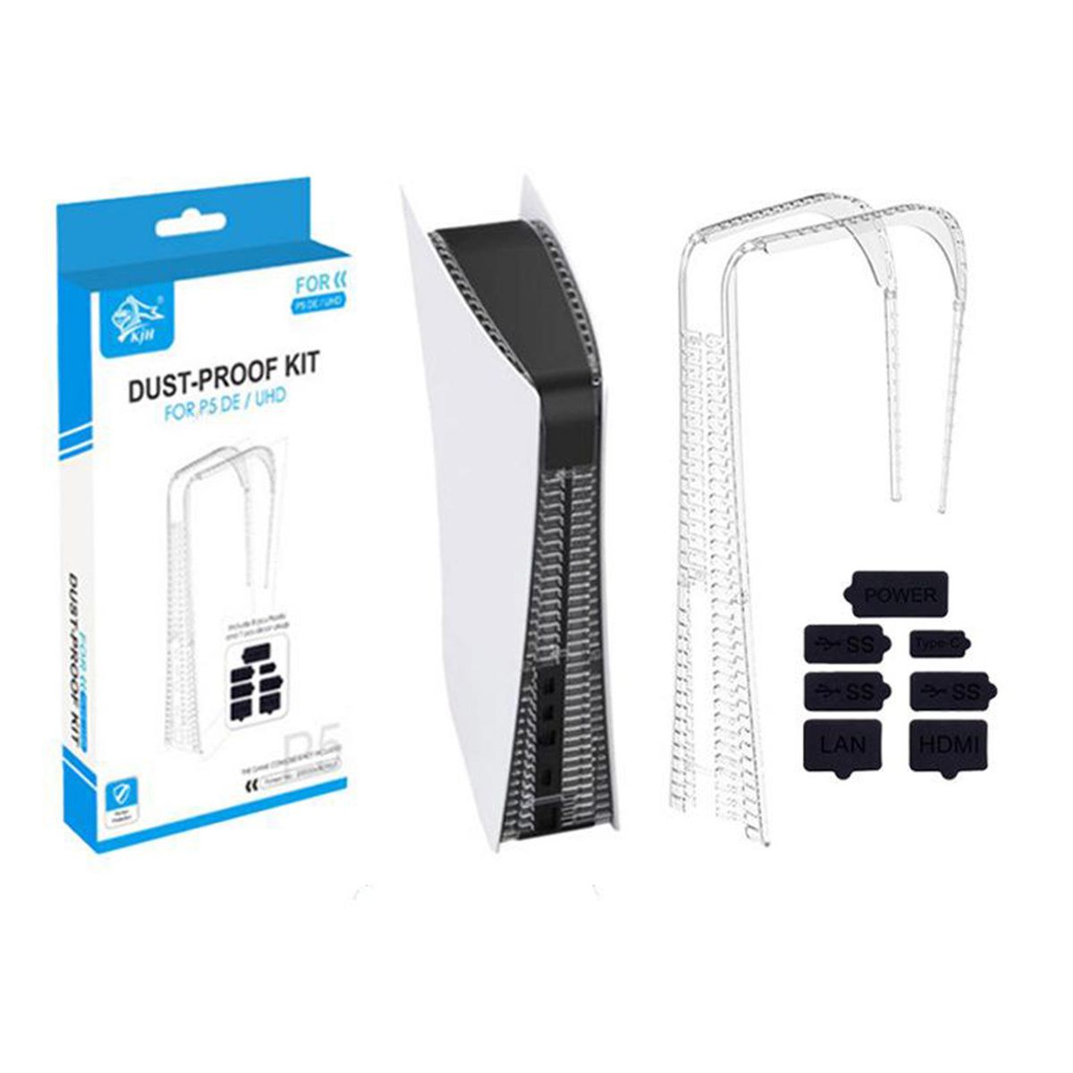 Dust Cover For PS5 Console Dust Plugs For PS5 Digital Edition & Utra