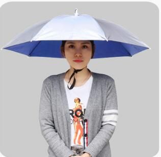 3 Years Warranty New Foldable Head Umbrella Hat Cap Golf