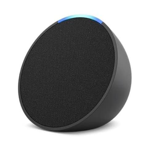 Echo Pop  Full Sound Compact Smart Speaker With Alexa - Charcoal