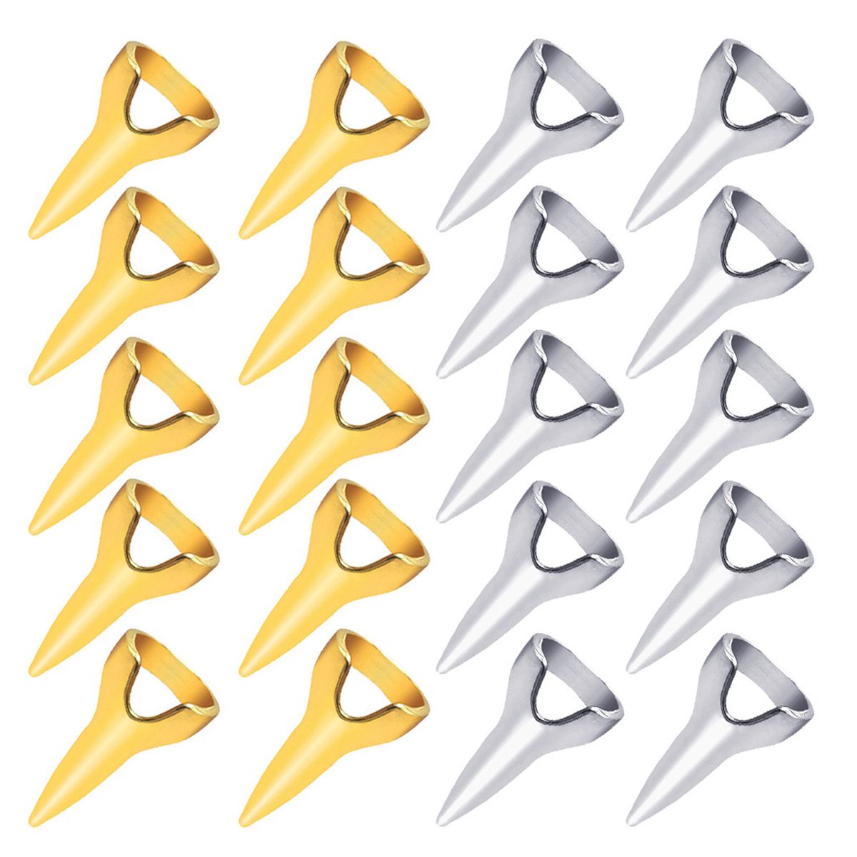 20PCS Metal Hair Sectioning Ring Hair Parting And Selecting