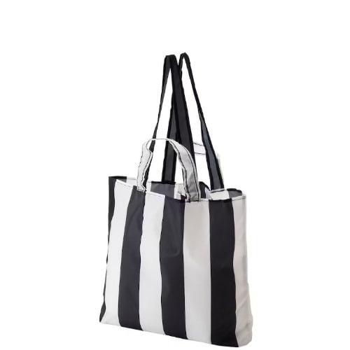 Skynke Carrier Bag - 45x36 - Striped Black/white