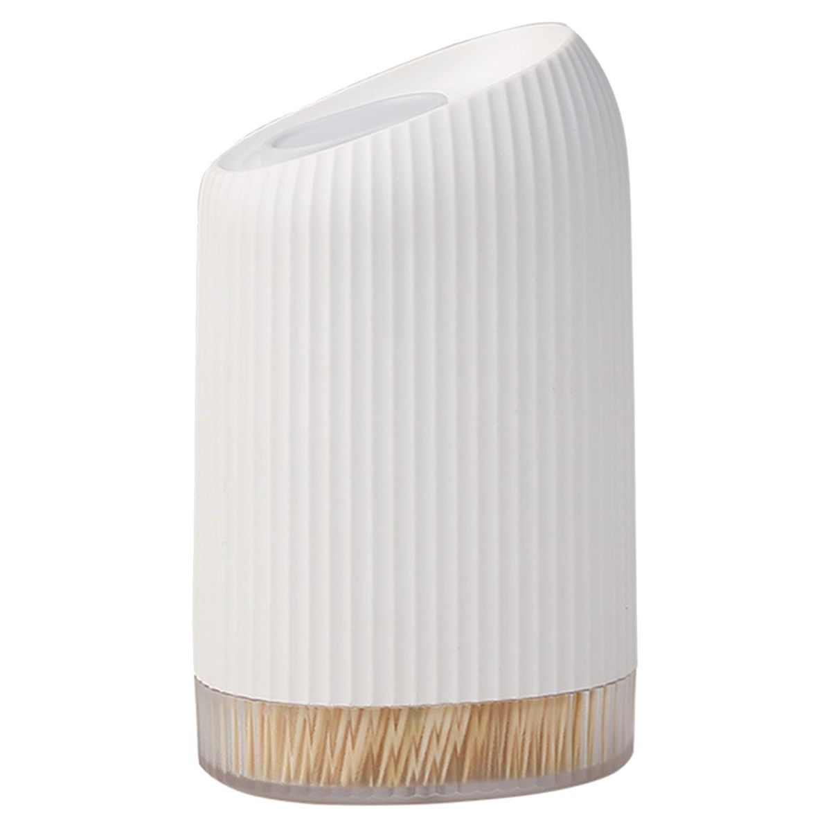 1 Set Toothpick Holder Single Hole Toothpick Dispenser White