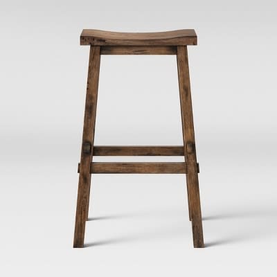 Threshold Halifax Farmhouse Wood Barstool - 1 Piece