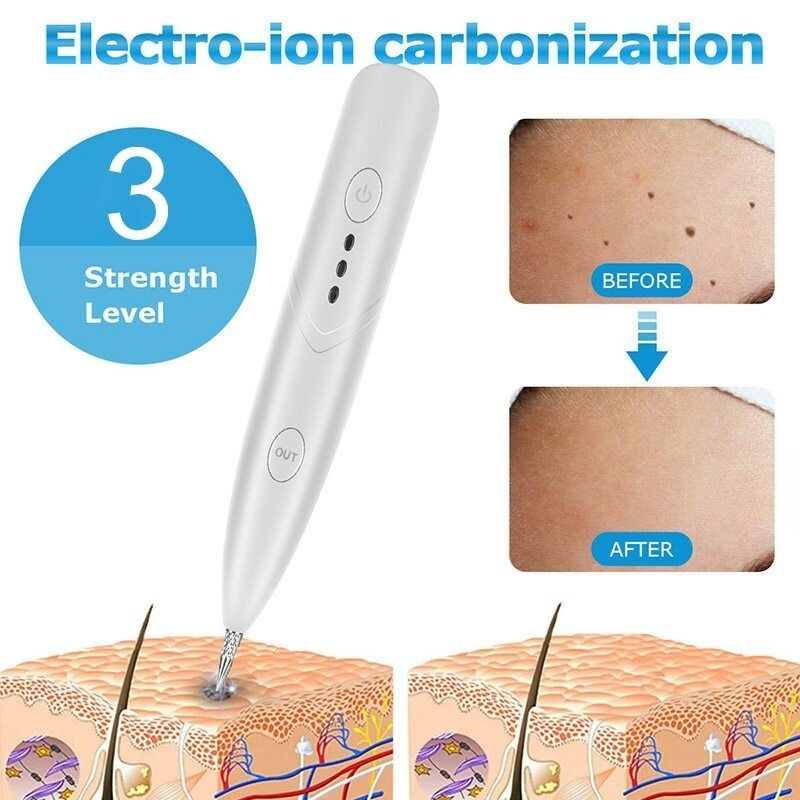 Skin Tag Remover Warts Eliminator Lcd Plasma Pen