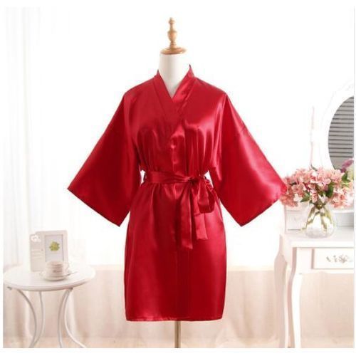 Woman Bathrobe  Silk  Robe Sexy + Inner