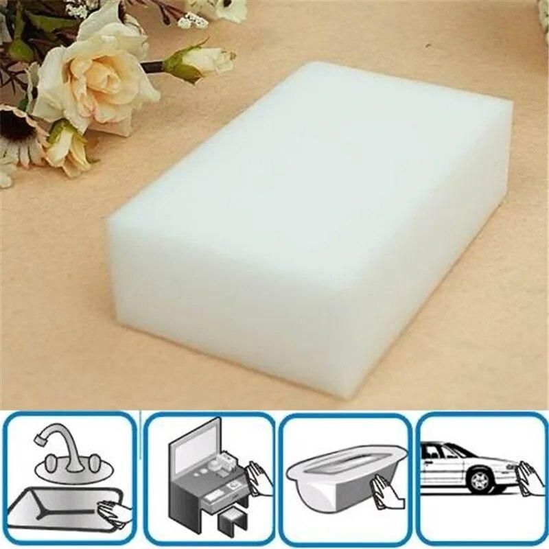 10PCS Foam Magic Multi Sponge Clean Cleaner Cleansing Eraser Car Wash Kitchen