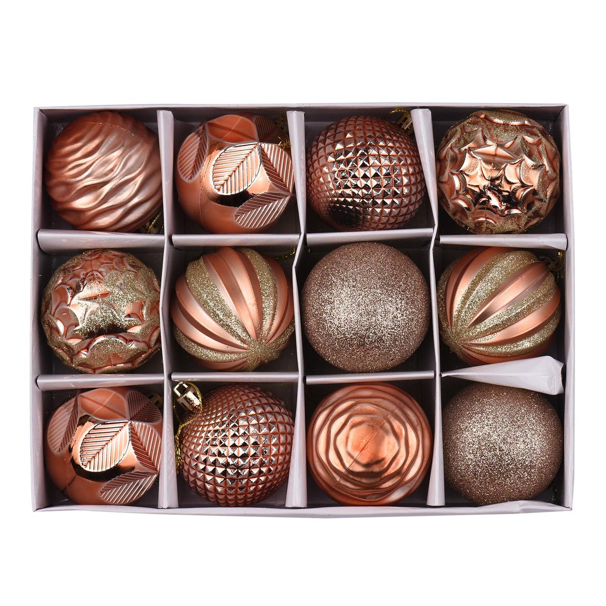 Christmas Hanging Balls Set of 12 Christmas Decoration Ball for Christmas Props Ornaments Party Decoration